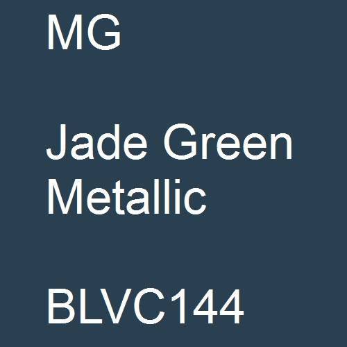 MG, Jade Green Metallic, BLVC144.